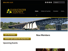 Tablet Screenshot of gloucestervachamber.org